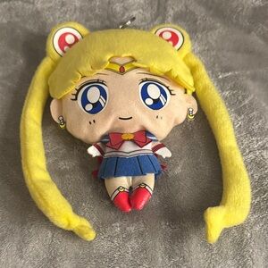Sailor Moon Plush coin bag with Yellow Hair